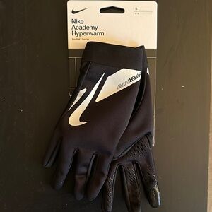 Nike Academy Hyperwarm Black Gloves
